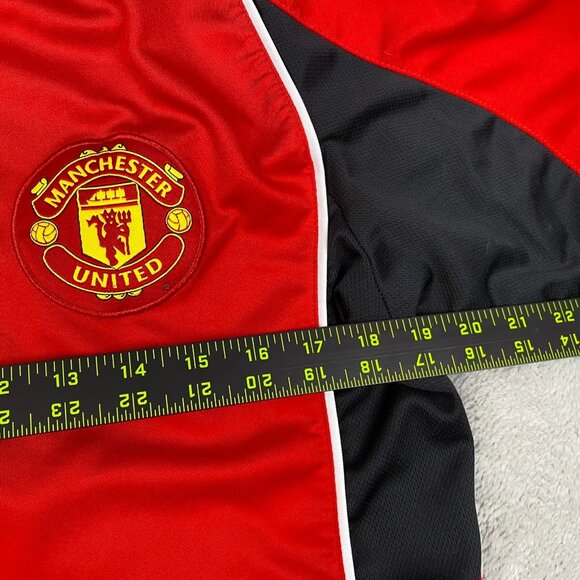 Manchester United Official Licensed Red & Black Short Sleeve Jersey Embroidered - Picture 7 of 12